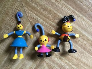 Disney’s Rolie Polie Olie Bendable Figures Pappy Zowie Mom