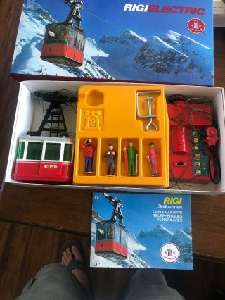 Lehmann Rigielectric 09009 Cable Car Ski Lift Kit - G Scale Made In Germany Lgb