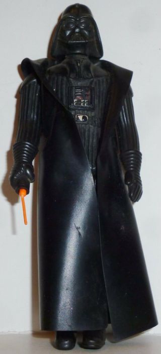 Darth Vader Orange Saber Star Wars Vintage 3.  75 " Action Figure Loose Kenner 1977