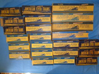 23 American Flyer Freight And Passenger Car Boxes