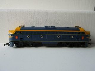 Triang R159 Transcontinental Double Ended Blue Diesel Locomotive Tr Logo