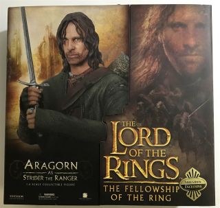 Sideshow Lord Of The Rings 12 " 1:6 Scale Figure Aragorn Strider The Ranger Misb