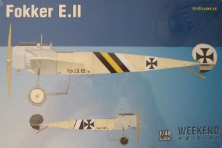 1/48th Eduard Fokker E.  Ii Weekend Edition.  Kit 8451 Misb