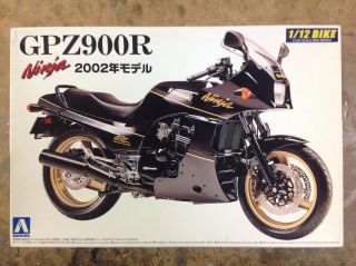 Khs - 1/12 Aoshima Model Kit O42878 Kawasaki Gpz900r Ninja 2002 Motorcycle