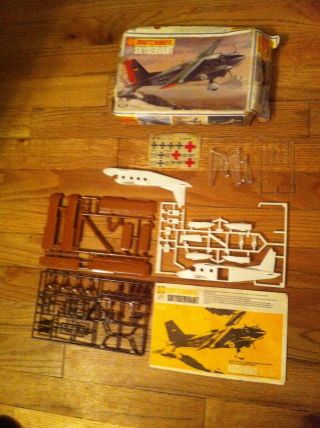 Vintage Matchbox Skyservant 1 - 72nd Scale Model Plane Kit With Box 1973