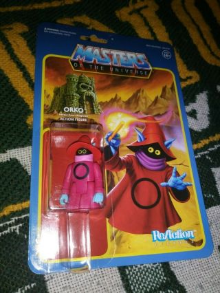 2017 Super7 Reaction Masters Of The Universe Orko 4 " Inch Action Figure Moc