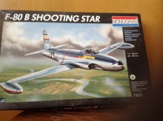 Monogram F - 80b Shooting Star U.  S.  Korean War Fighter 1/48