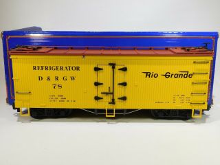 Usa Trains G Scale Rio Grande Reefer Car 78 C 145 Tot1888