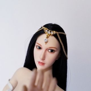 Custom 1:6 Scale Colorful Headdress Hair Accessories For 12 " Female Body Doll