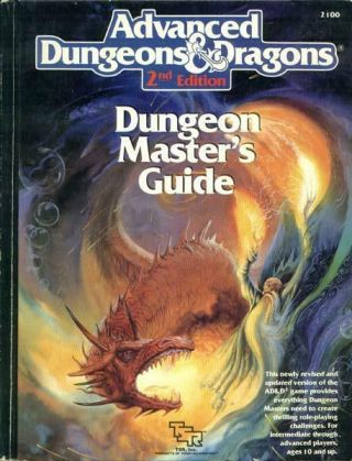 Tsr Ad&d 2nd Ed Dungeon Master 