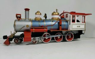 Bachmann Circus Train " Big Top " 4 - 6 - 0 Steam Locomotive Ten Wheeler G Scale