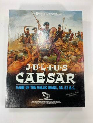 Julius Caesar: Game Of The Gallic Wars Complete In Great Shape (spi/tsr,  1985)