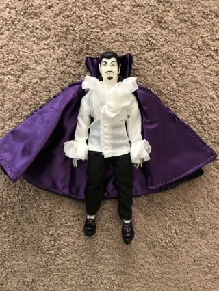 Mego Horror Dracula - Glow In The Dark Figure - Purple Cape.  Loose