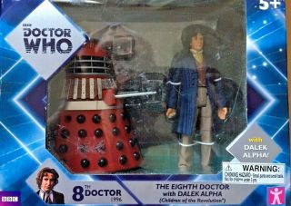 Doctor Who The Eighth Doctor With Dalek Alpha Children Of The Revolution Set
