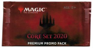 1x Mtg - Core Set 2020 Premium Promo Pack - New/sealed Usa