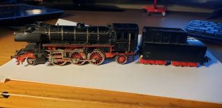Marklin Ho Scale Steam Locomotive And Tender 23014 2 - 6 - 2