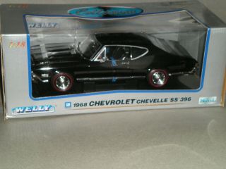 1/18th 1968 Chevrolet Chevelle Ss 396 Black