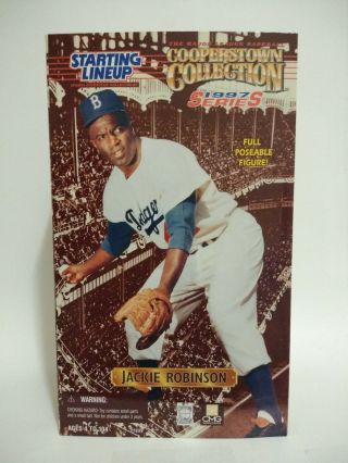 1997 Hasbro Mlb Starting Lineup 12 " Action Figure Jackie Robinson Dodgers