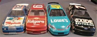4,  Painted,  Decaled Nascar Bodies.  For Details.  1:24 Scale