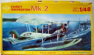 Smer Fairey Swordfish Mk.  2 Torpedo - Reconnaisance Plane,  1/48 Scale,