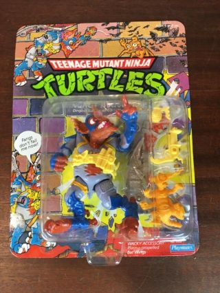 Tmnt Wingnut & Screwloose Teenage Mutant Ninja Turtles Moc Unpunched Card Pizza