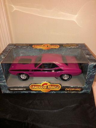 American Muscle 1970 Challenger T/a 7252 Ertl 1:18 Scale.