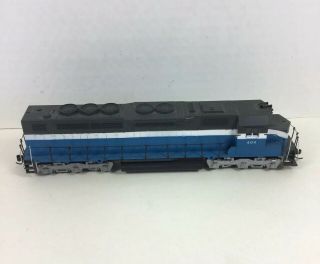 Athearn Ho Scale Great Northern Style 404 Diesel Locomotive Engine Blue