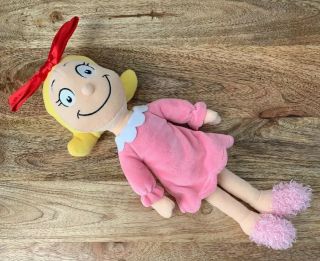 Dr Seuss The Grinch Cindy Lou Who Ultra Plush Soft Cuddly Teddy Kids Toys 13”