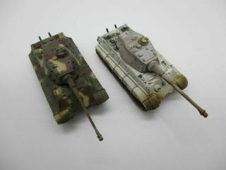 Takara 1/144 Wtm World Tank Museum German Heavy Tank Tiger Ii (henschel) Set Of2