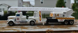 Custom Matchbox Vehicle - Fire Truck Hook - N - Ladder Unit 4