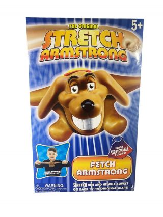 The Stretch Armstrong Dog Fetch Figure 7in -
