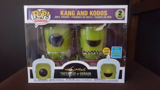 Funko Pop Vinyl Figures Glow In The Dark Kang And Kodos 2 Pack The Simpson 
