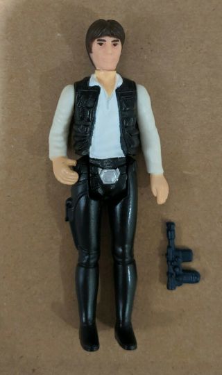 Vintage Star Wars SW Han Solo (Large Head) / Hong Kong COO Loose & Complete 2
