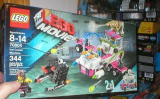 Lego Movie The Ice Cream Machine,  2 In 1 Set,  Never Opened.  344pcs,  8 - 12 Ages