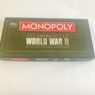 2012 Americas World War II WW2 Monopoly Hasbro Complete US - IW/201209/6410 EUC 5