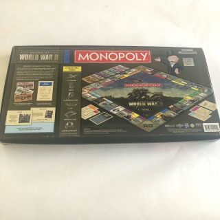 2012 Americas World War II WW2 Monopoly Hasbro Complete US - IW/201209/6410 EUC 6
