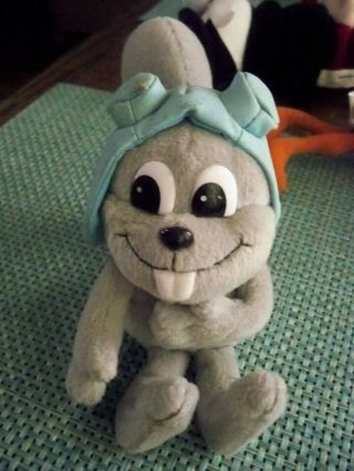 Rocky & Bullwinkle Rocky Squirrel Plush Stuffed Doll Toy Stuffins 1999 10656