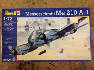 Khs - 1/72 Revell Model Kit 04606 Messerschmitt Me 210 A - 1