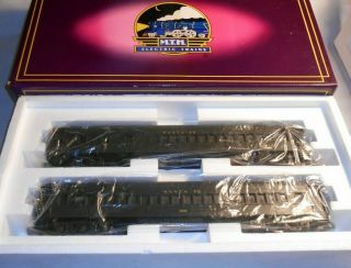 Mth Rail King O Scale Madison Combine/diner Set Of 2