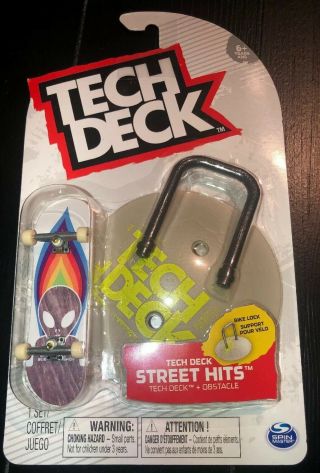 2019 Tech Deck Street Hits Alien Workshop Fingerboard And Obstacle
