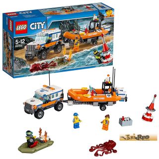 Lego City Geländewagen Mit Rettungsboot (4 X 4 Response Unit) 60165