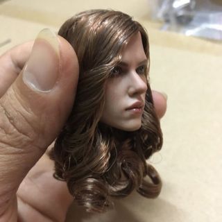 Scarlett Johansson 1/6 Black Widow 5.  0 Head Sculpt Fit 12  Hot Toys Phicen Body 2