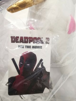 Deadpool 2 Unicorn Plush Official Movie Promo Giveaway Exclusive 2