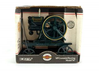 Ertl Mccormick Deering Model M Engine Gold Trim W Box,  Vintage 1990 1:6 Scale