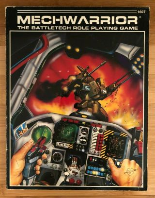 Mechwarrior The Battletech Role Playing Game Rpg Core Book 1607 Fasa Vg