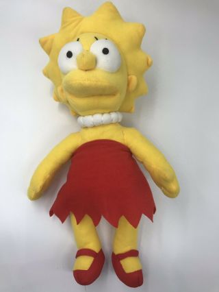 Lisa Simpson Plush Stuffed Toy From The Simpson’s Tv Show 12 Inches