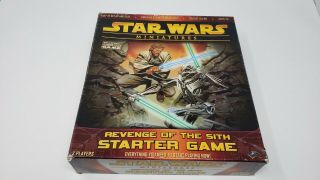 Star Wars Miniatures Starter Game Revenge Of The Sith Wizards Coast Wotc
