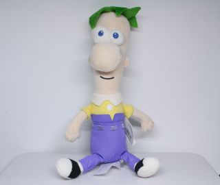 Disney Store Phineas & Ferb " Ferb " 10 " Stuffed Plush Doll Never Displayed