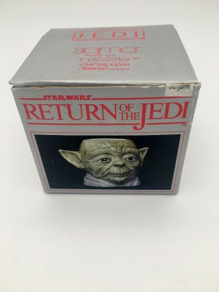 Vintage Star Wars Return of the Jedi Yoda Hand Painted Sigma 1983 Mug 4