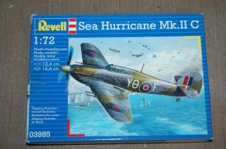 1/72 Revell Hawker Sea Hurricane Mk.  Ii C British W.  W.  Ii In Open Box